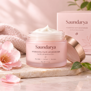 Saundarya Hydrating Face Moisturizer for Dry & Sensitive Skin – 50g